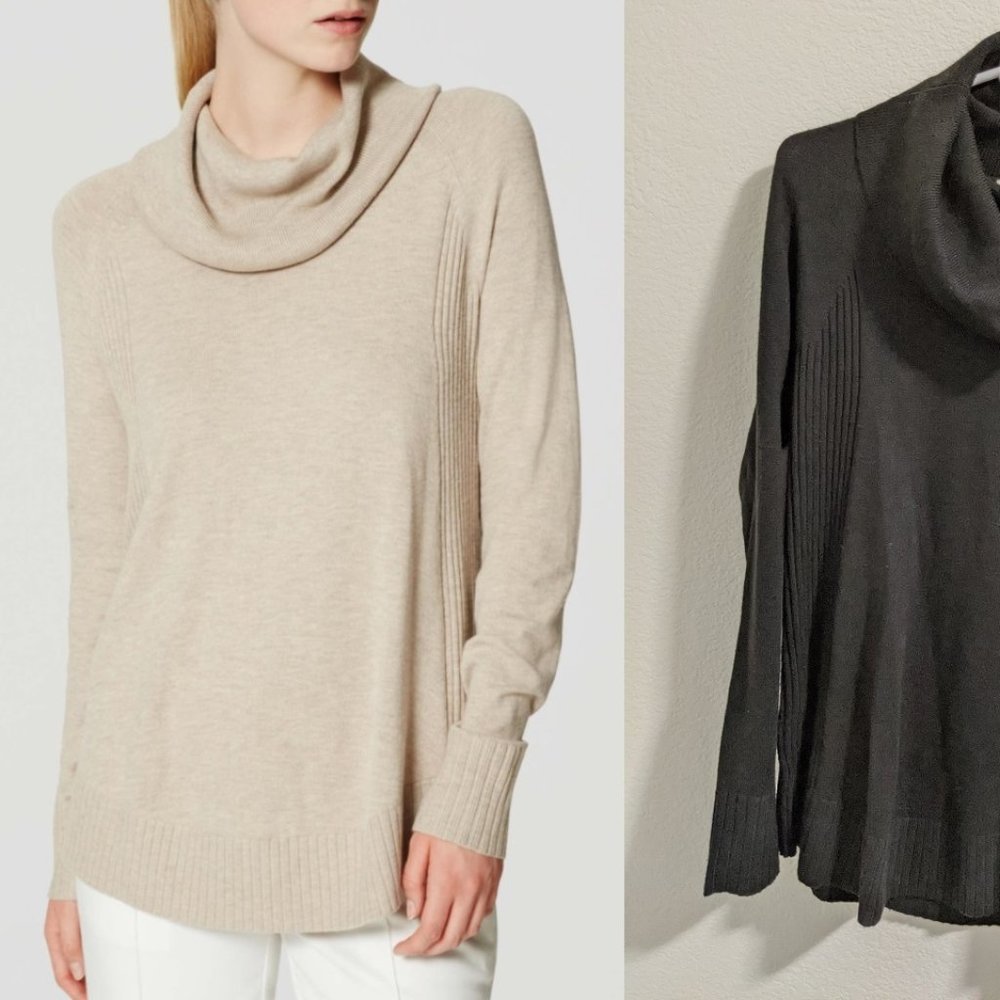 Loft Cowl Sweater - Black